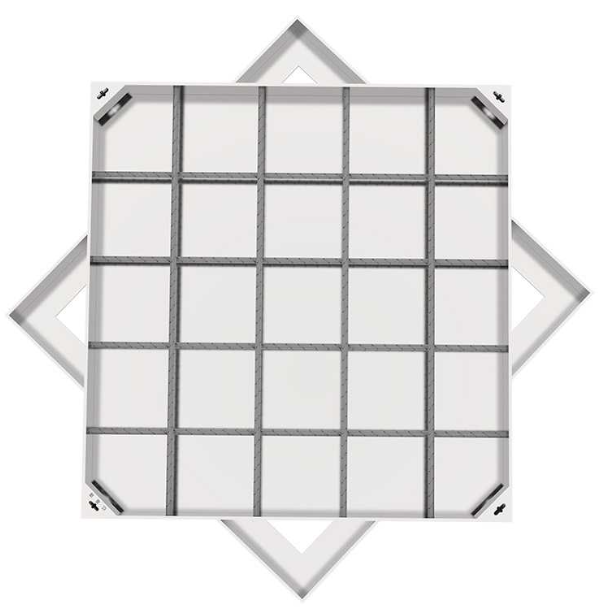 淮上不锈钢方井展示